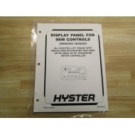 Hyster 1494238 Manual For Display Panel SEM Controls Hy-1494238 - Used