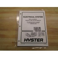 Hyster 897640 Electrical System Manual Hy-897640 - Used