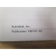 Autocad 100741-03 Manual 10074103 - Used