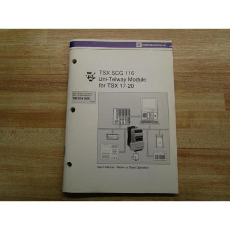 Telemecanique TSX D24 007E User's Manual - Used