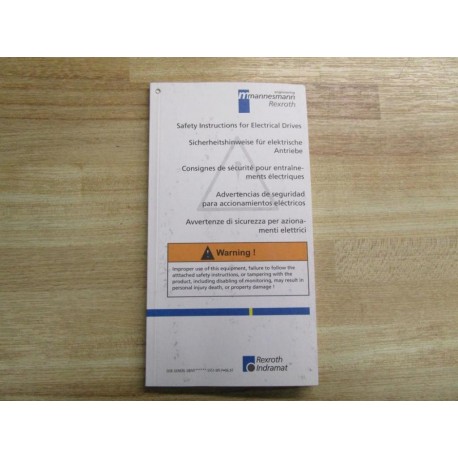 Mannesmann  Rexroth SVS1-MS-P Manual 209-0069-4102-00