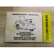 Cushman 830210 Manual 898320 & 898328 - Used