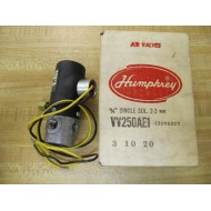 Humphrey VV250AE1 3 10 20 Solenoid Valve VV250AE131020