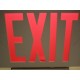 Cooper LPX60RWH Polycarbonate LED Exit Sign