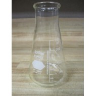 Kimble 26650-250 KIMAX 250mL Glass Erlenmeyer Flask 26650250 WO Stopper - Used