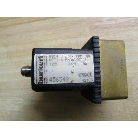 Burkert 456349 Solenoid Valve - Used