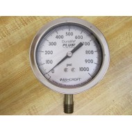 Ashcroft 238A460-01 Duralife Pressure Gauge 238A46001 0-1000 Psi - New No Box