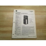 Allen Bradley 955091-35 Instruction Manual For 1771-E4 - Used