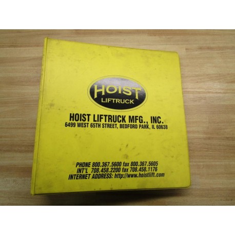 Meritor TP-9853 Hoist Liftruck Manual - Used