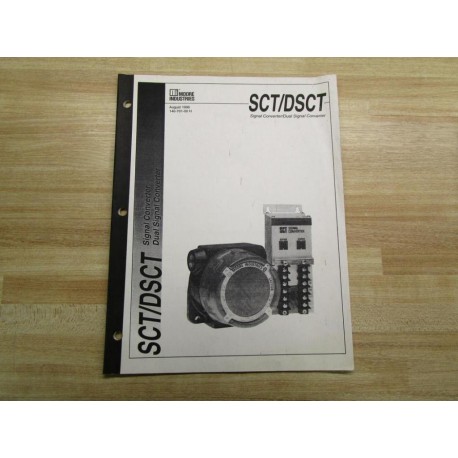 Moore Industries 146-701-00 H User Manual For SCTDSCT - Used