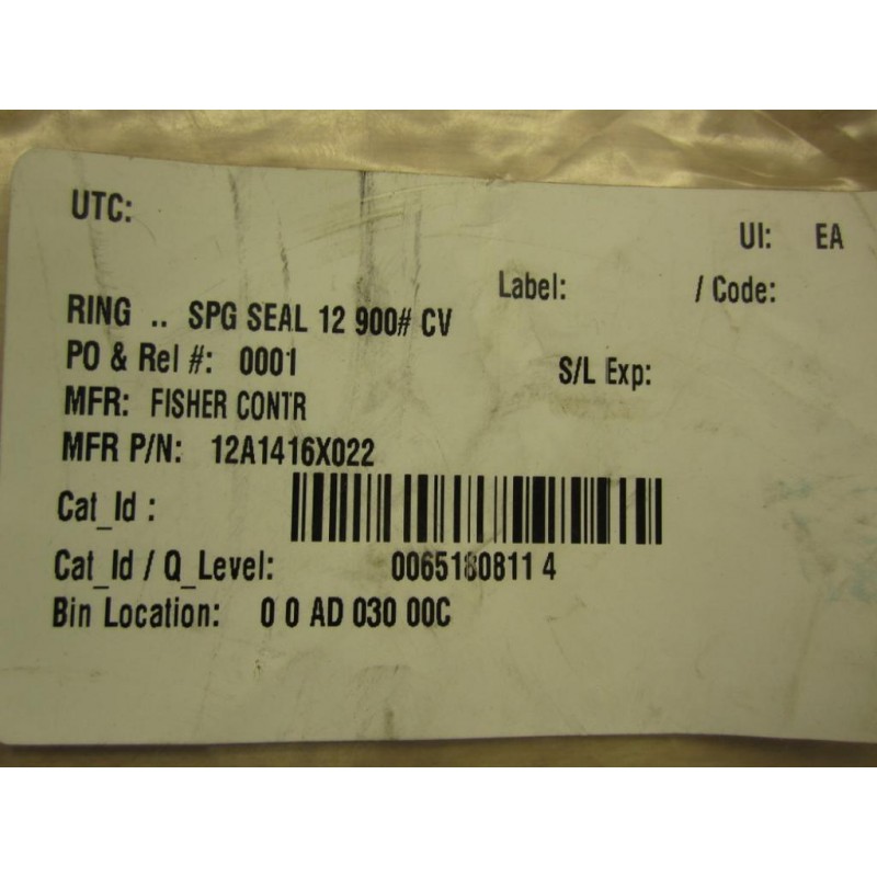 Fisher Controls 12A1416X022 Seal Ring - Mara Industrial
