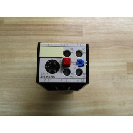 Siemens 3UA59 00-2B* Overload Relay Chipped Corner - Used