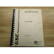 GSE 39-20-32587 User's Guide For Model 290 Data-Stat - Used