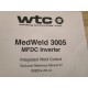 WTC M-034045 Manual For MedWeld 3005 MFDC Inverter - Used