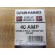 Cutler Hammer CH-240 Breaker 40 Amp 2 Pole