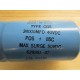 Mallory 629261-37 Capacitor 62926137 34000 MFD 40VDC - Used