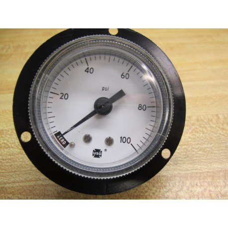 USG AB Pressure Gauge 0-100 PSI - Used