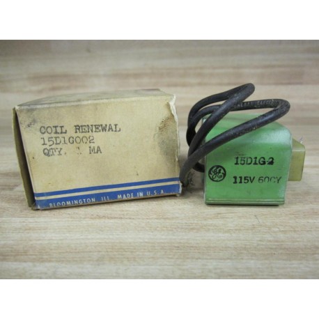 GE General Electric CR15D1G002 Coil 15D1G2 Green