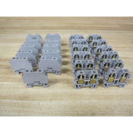 Entrelec DR1.55 Mini-Block Terminal Block 011551016 (Pack of 23) - New No Box