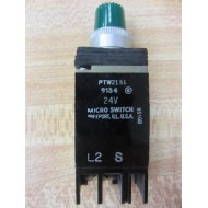 Micro Switch PTW2151 Honeywell Indicator Compact Green Cap - New No Box