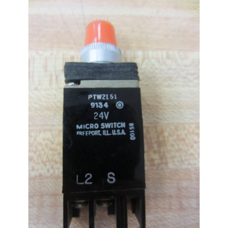Micro Switch PTW2151 Honeywell Indicator Compact Orange Cap - New No Box