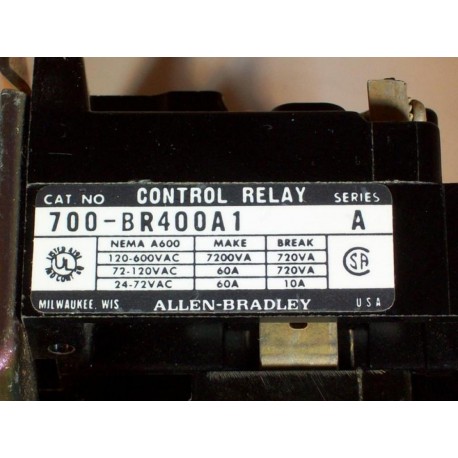 Allen Bradley 700-BR400A1 Starter 700BR400A1