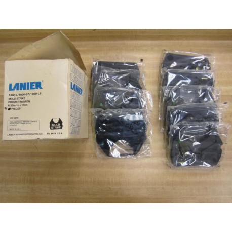 Lanier 173-0200 Printer Ribbons (Pack of 9)