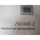 STI 99078-0010 STI 990780010 P4100B-2 Operating Manual