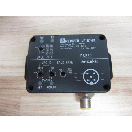 Pepperl + Fuchs 93991 Plug In Timer IVI-F47-DN1 - Parts Only