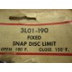 White-Rodgers 3L01-190 Snap Disc Limit Switch WMounting Bracket