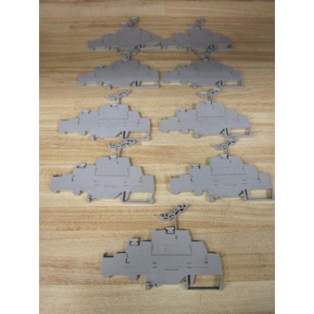 Wago 280-550 Triple Deck Terminal Block 280550 (Pack of 9) - Used