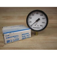 Ashcroft 1000 Gauge 160 PSI - 14" NPT