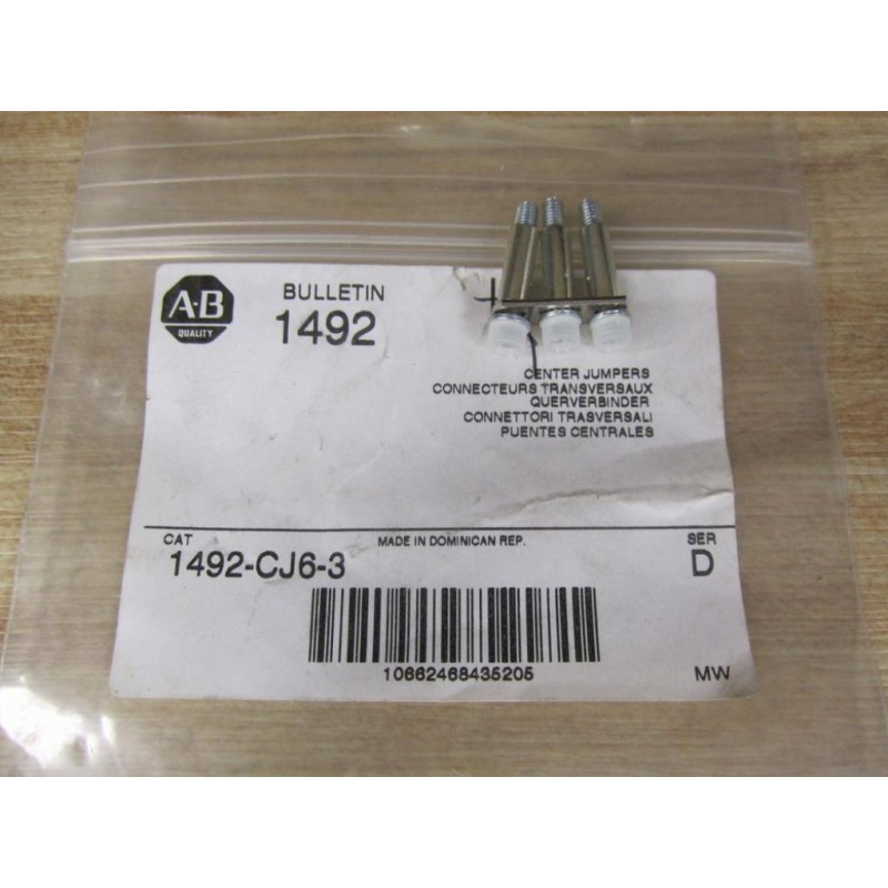 Allen Bradley 1492-CJ6-3 Jumpers (Pack of 9) - Mara Industrial