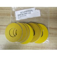 Schmersal MDP-8.2BG-133 Circular Emergency Stop Plate 101191209 (Pack of 9)