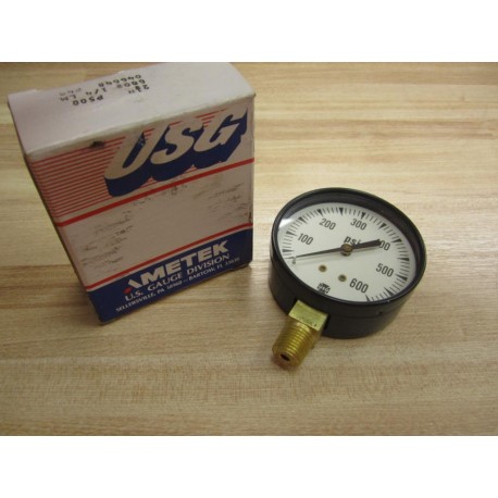 Ametek 046648 Pressure Gauge 0-600 PSI