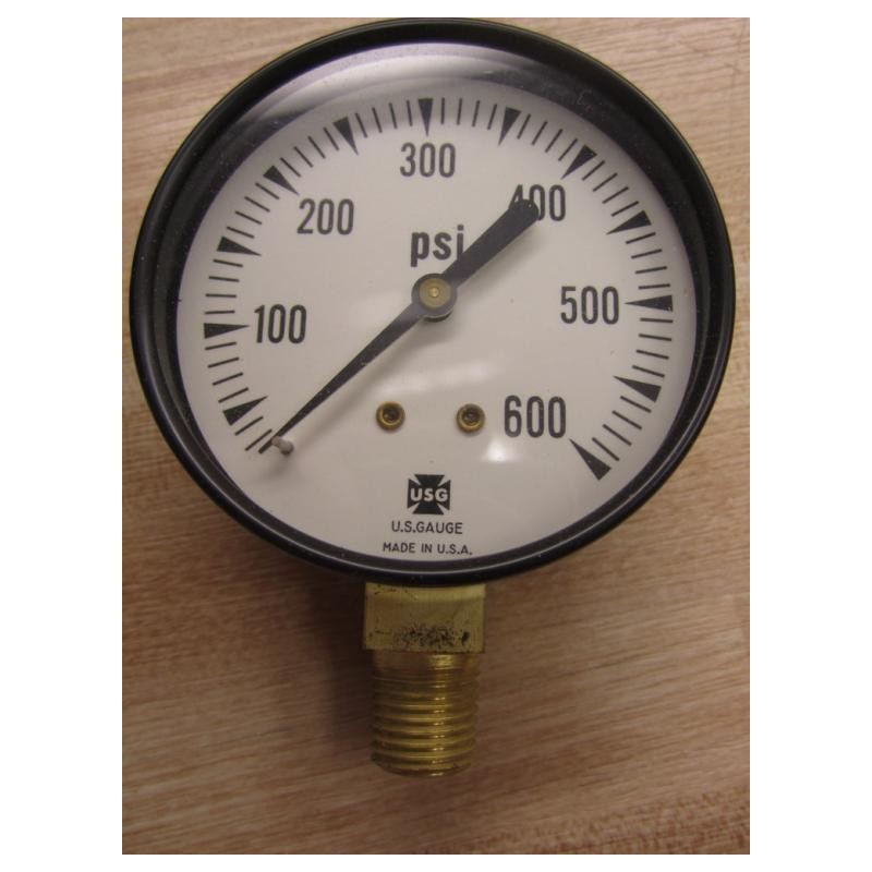 Ametek 046648 Pressure Gauge 0 600 PSI Mara Industrial