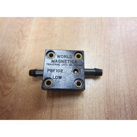 World Magnetics PSF102 Pressure Sensor 7652-712-2 Low Range 2 Post - New No Box