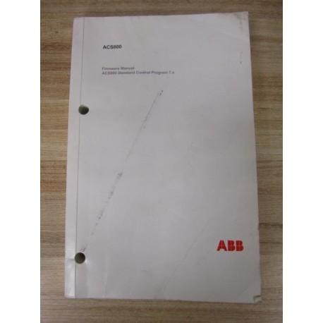 ABB ACS800 Firmware Manual - Used