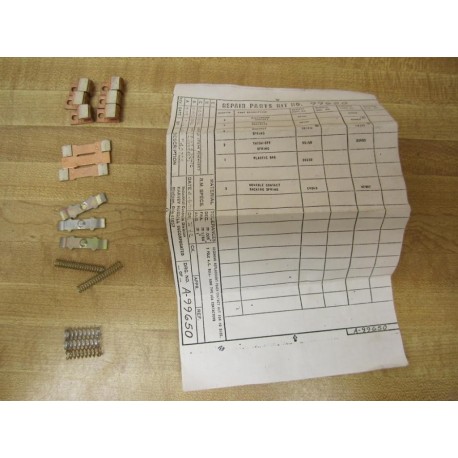 Hubbell 99650 Contact Kit - New No Box