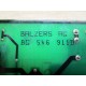 Balzers AG BG 546 911D Circuit Board - Used