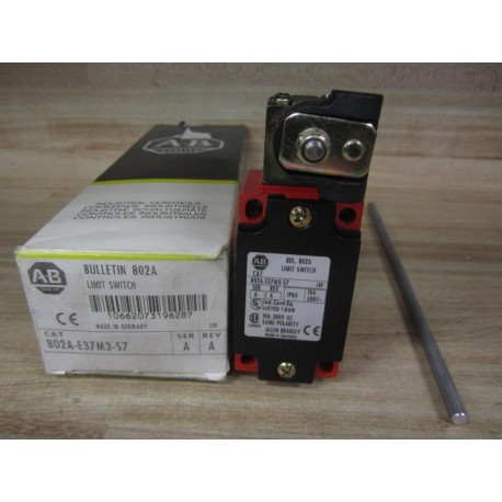 Allen Bradley 802A-E37M3-S7 Limit Switch