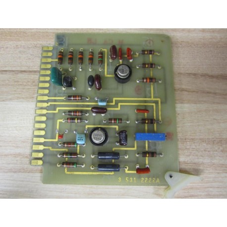 Milacron 3-531-2222A Amplifier Card 35312222A - Used