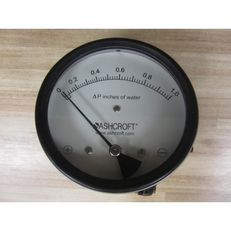 Ashcroft 5LB83 Gauge AM-5712 0-1.0 Inches Of Water - New No Box