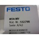 Festo MS4-MV Connector 532798