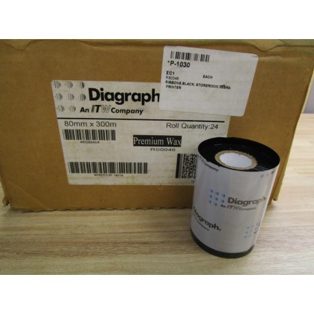 Diagraph RS0046 Wax 80mm x 300 mm (Pack of 24)