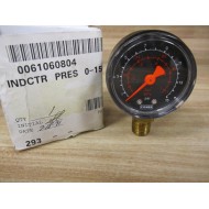 Fisher Controls 0061060804 Pressure Gauge