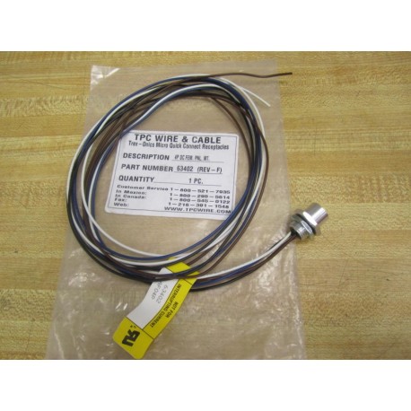 TPC 63402 Quick Connect Receptacle Rev F