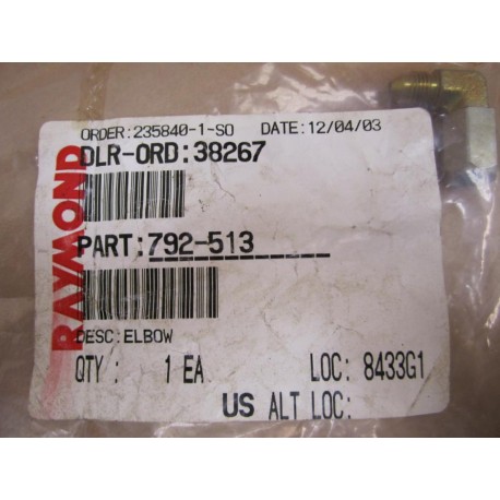 Raymond 792-513 Elbow Fitting