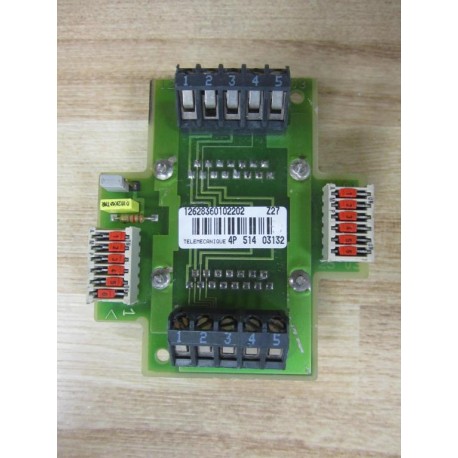 Telemecanique 12628360102202 Circuit Board 4P 514 03132 - Used