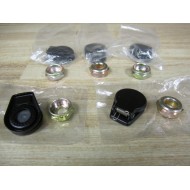 Switchcraft 515X 14 Black Jack Cover Cover & Bushing Jack (Pack of 5)